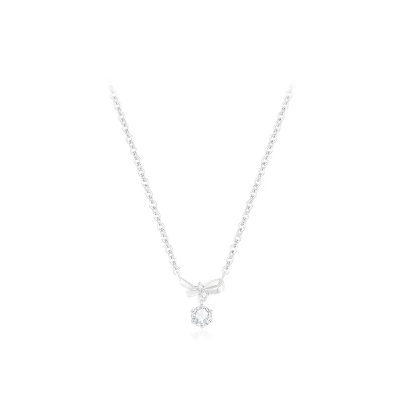 PRETTY DIARY Zircon Necklaces Women's-0