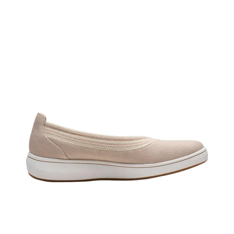 Clarks Breeze Sky Air Casual Single Shoes 4cm Women's Sand-1