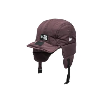 New Era Nylon Trapper Hats Unisex Burgundy