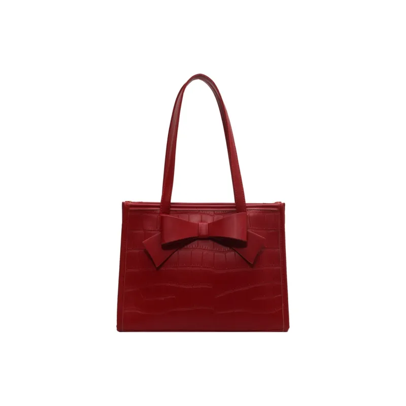 Yalu PU Shoulder Bag Regular Women's Red-13