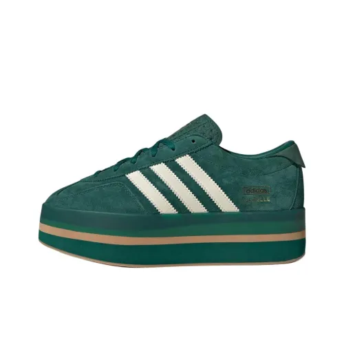 Adidas Originals Gazelle Stack Collegiate Green Cream White Women's