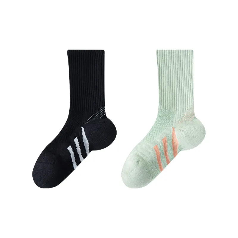 MIIOW Mid Calf Socks Women's 2 Pack-9