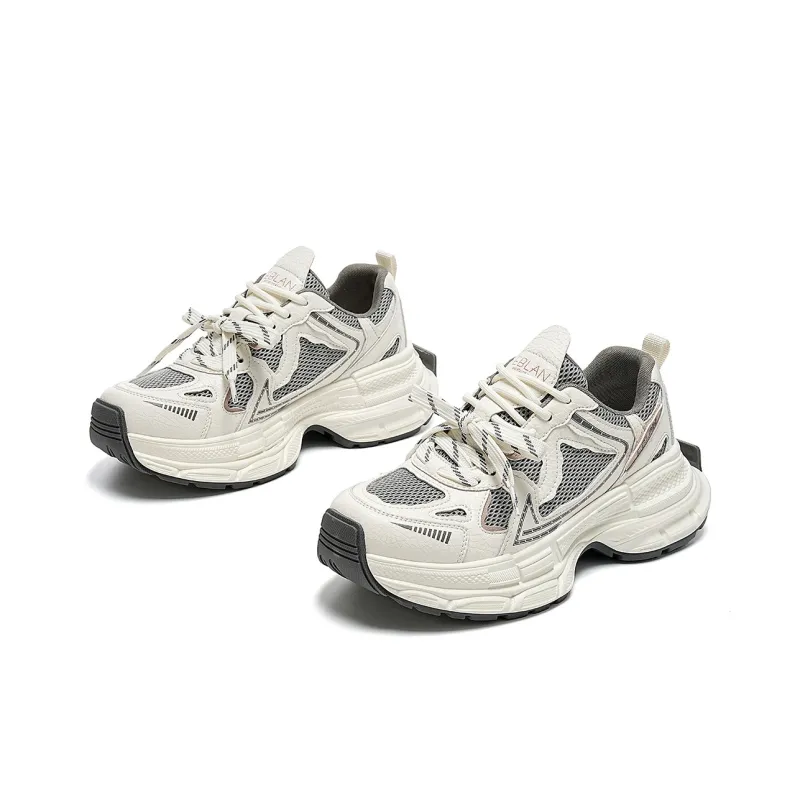 EBLAN Slip-Resistant Low-Top Chunky Sneakers Women's-1