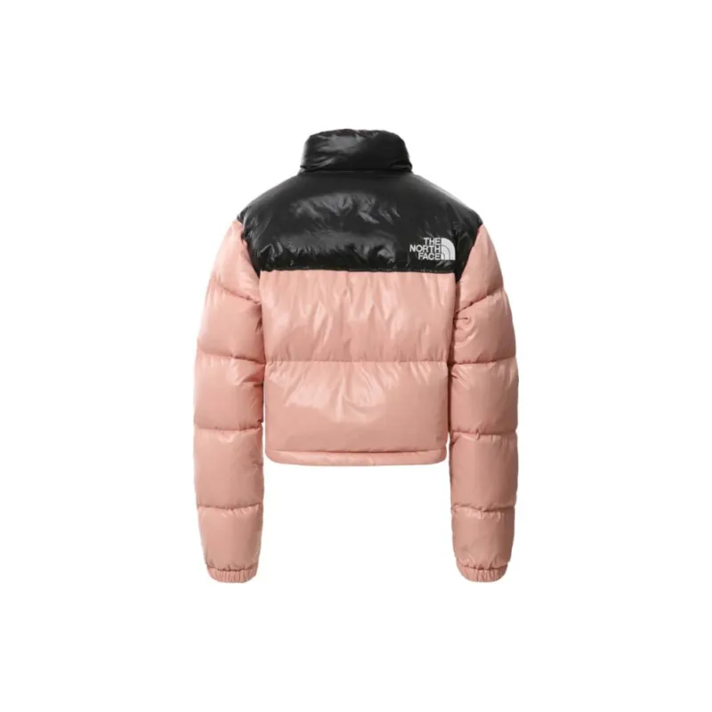 THE NORTH FACE Women'ss Nuptse 700 Fill Short Jacket Rose Tan-1