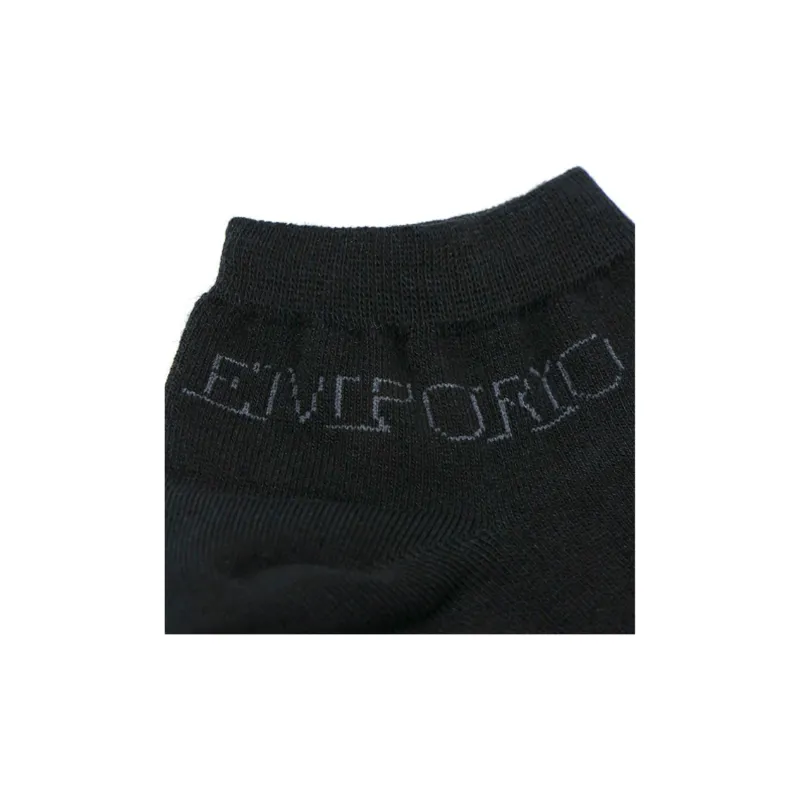 EMPORIO ARMANI FW23 Ankle Socks Unisex 1 Pack Black-3