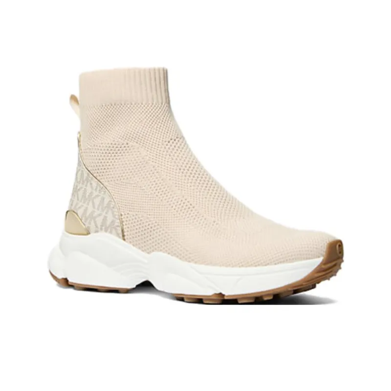 MICHAEL KORS Katrina High-Top Casual Shoes Women's Beige-2