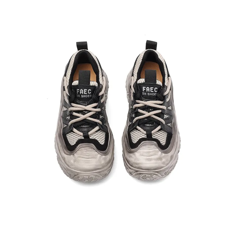 BURGELY Wear-Resistant Low-Top Chunky Sneakers Women's-8