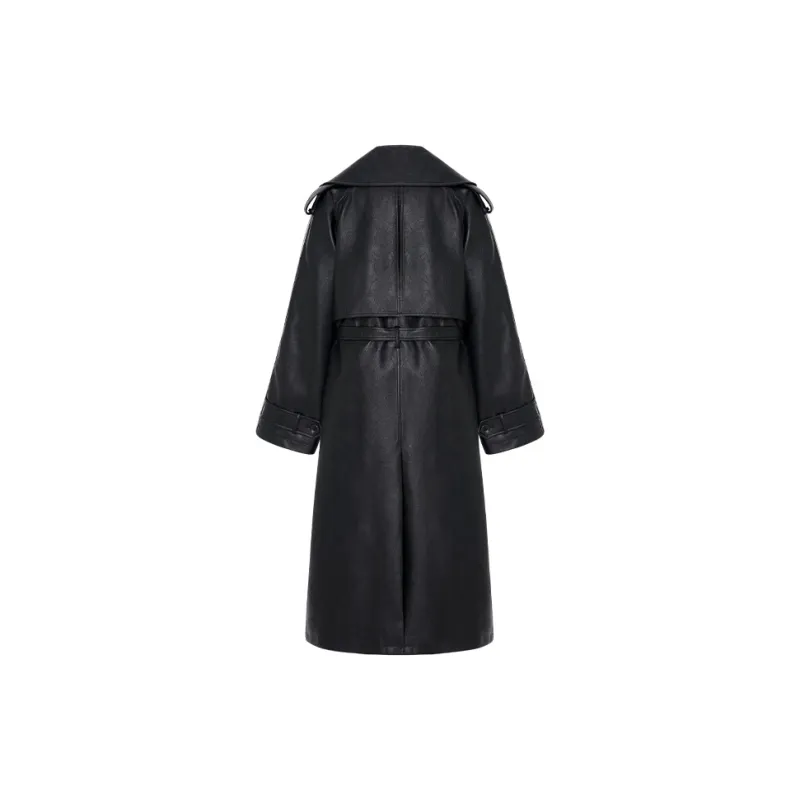 NAWS Trench Coat Unisex Obsidian Black-1