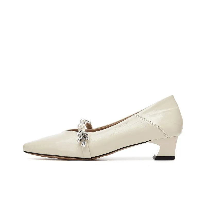 EBLAN Chunky Heel High Heels Women's-0