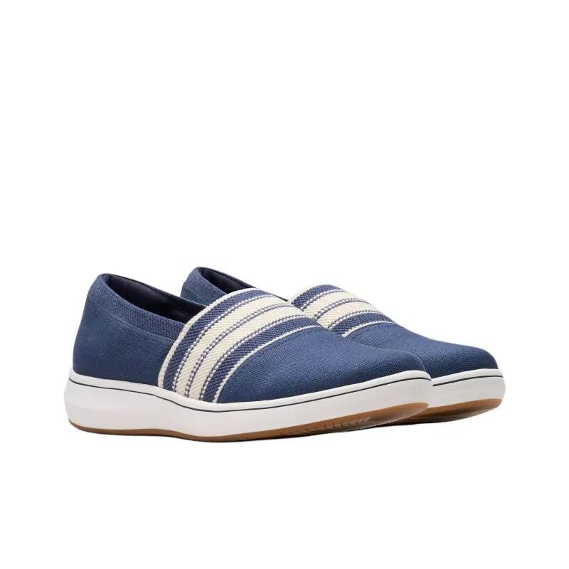 Clarks Breeze Sky Mist Casual Single Shoes 4cm Women's Blue-2