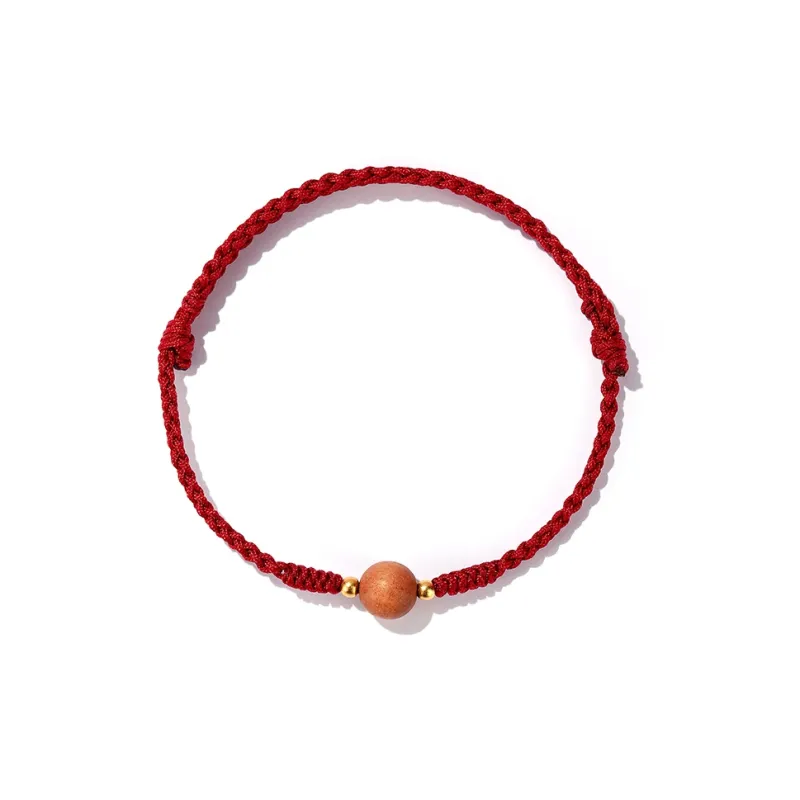 Xiang Yin Peachwood Wooden Bracelets Unisex-4