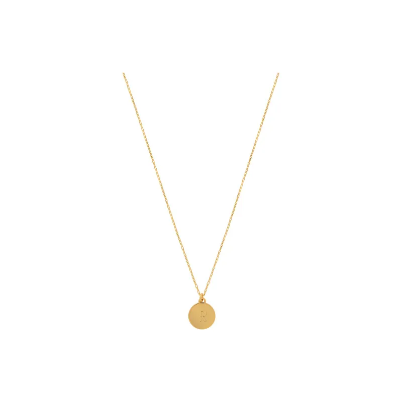 Kate Spade R Mini Pendant Necklace-0