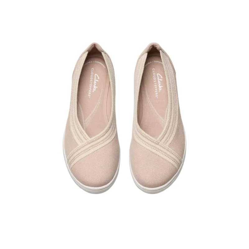 Clarks Breeze Sky Air Casual Single Shoes 4cm Women's Sand-3