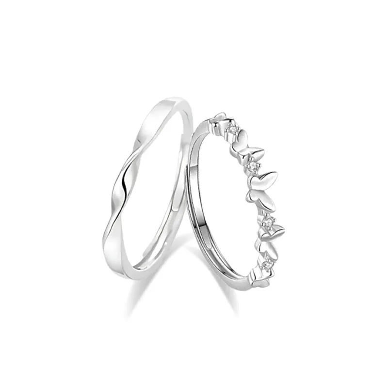VEZA Sterling Silver Rings Unisex-9