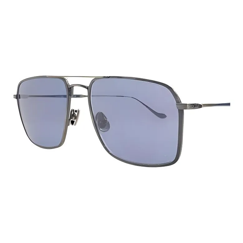 Matsuda Steel Aviator Sunglasses Men's Black-2