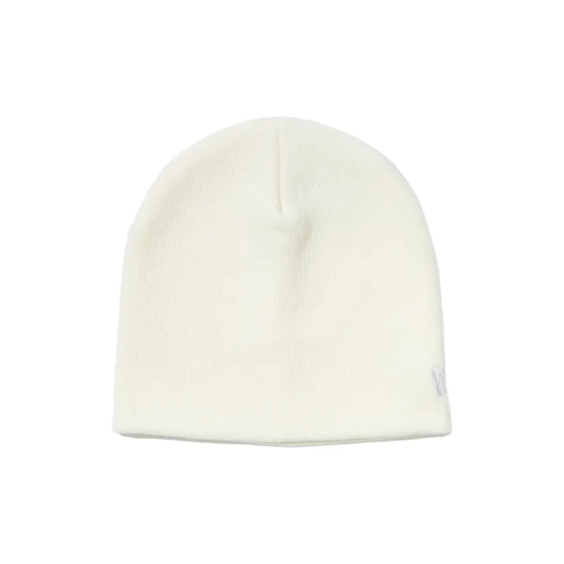 New Era Acrylic Beanies Unisex White-3