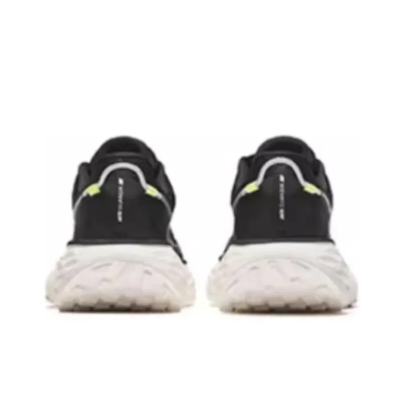 Anta Cushioning Wear Resistant Low Top Trail Running Running Shoes Men's Black White-3