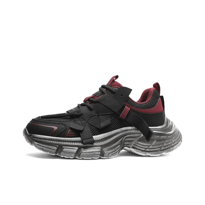K-bird Cushioned Wear-Resistant Height Increasing Low-Top Casual Shoes Men's-24