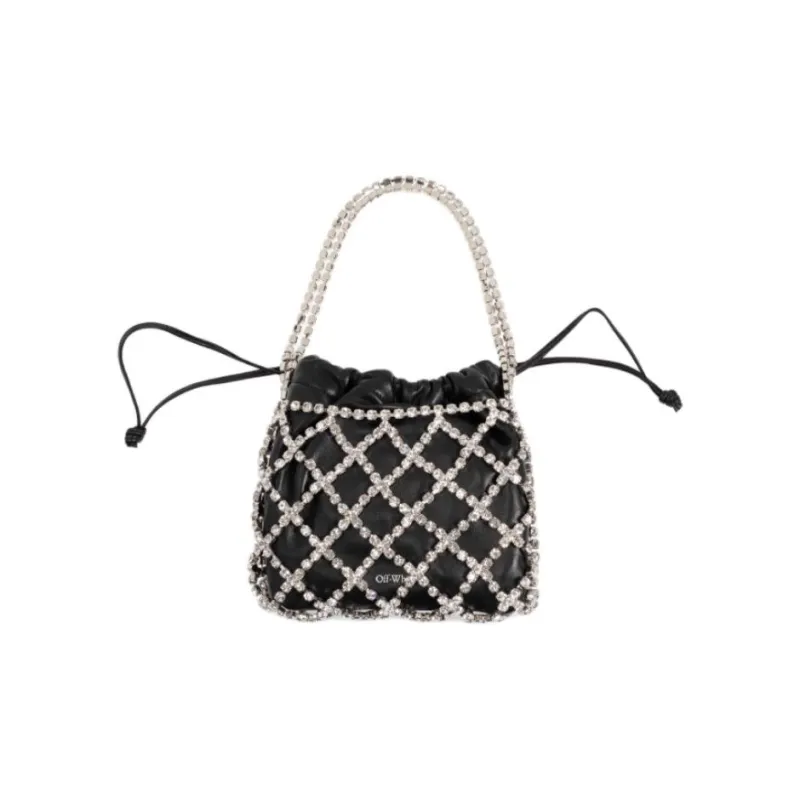 OFF WHITE Embellished Drawstring Tote Bag-2