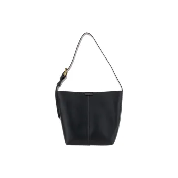 SOEUR Calfskin Shoulder Bag Women's Black