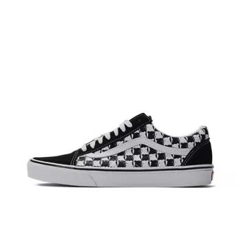 Vans Anti Slip Wear Resistant Low Top Skateboard Shoes Unisex Black White