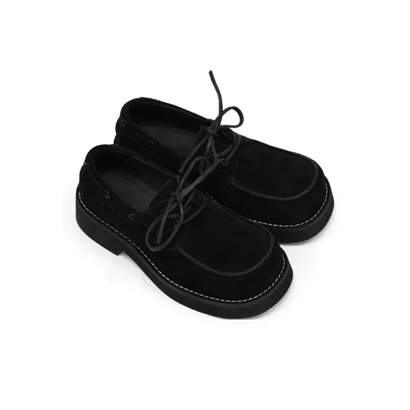 New Korea Men's Casual Shoes Men Low Top Gray, Black-9