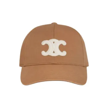 CELINE Triomphe Baseball Cap In Cotton