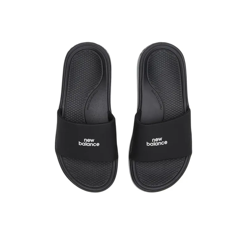 New Balance New Balance Korea Slip Resistant Abrasion Resistant Slide Slippers Unisex Black-2