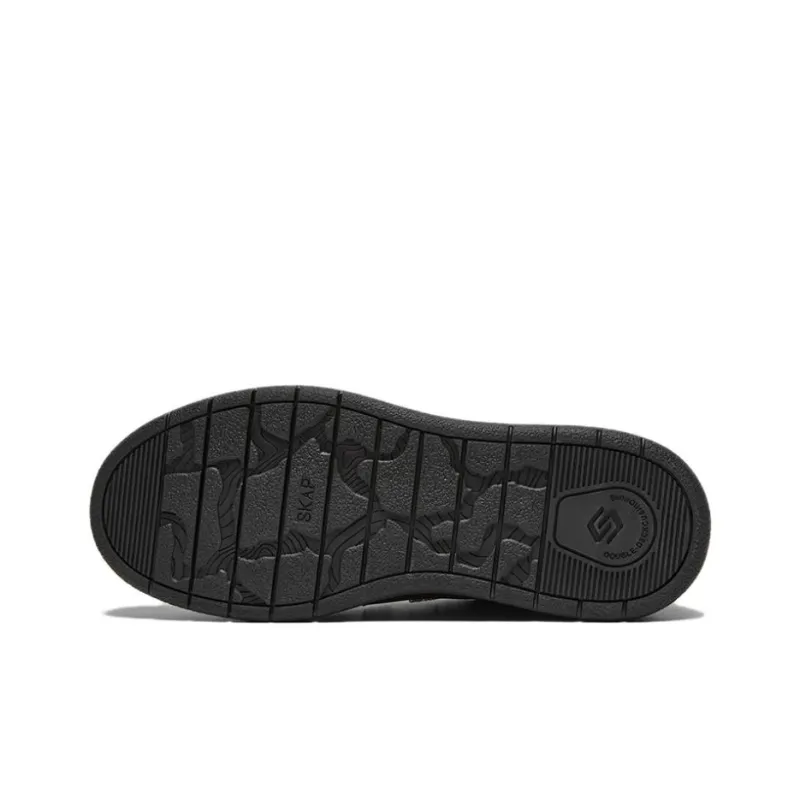 SKAP Cream Mousse Height Increasing Lightweight Breathable Low-Top Skateboard Shoes Women's-4