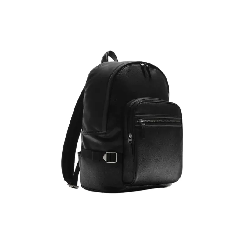 ZARA PU Backpack Tubas Men's Black-1