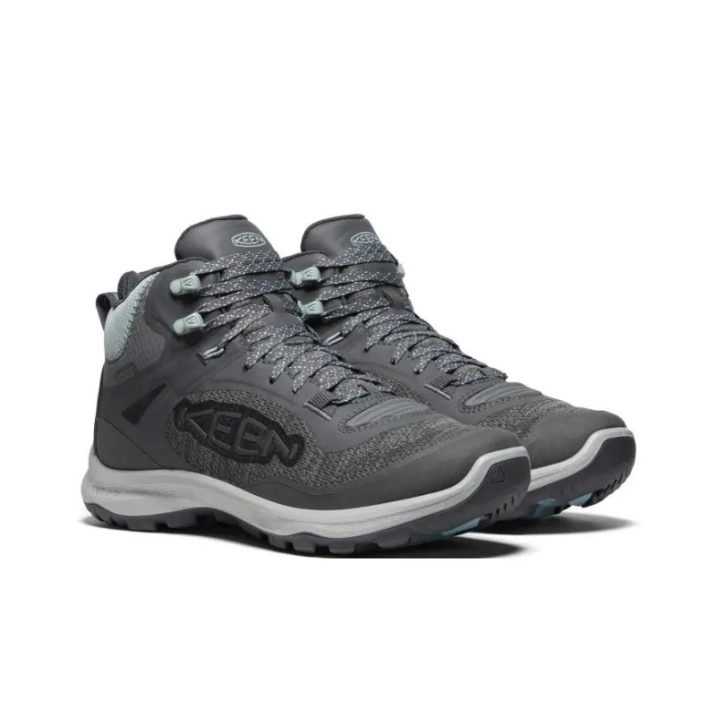 KEEN Terradora Fle Wear-Resistant Mid-Top Hiking Shoes Women's Gray-2