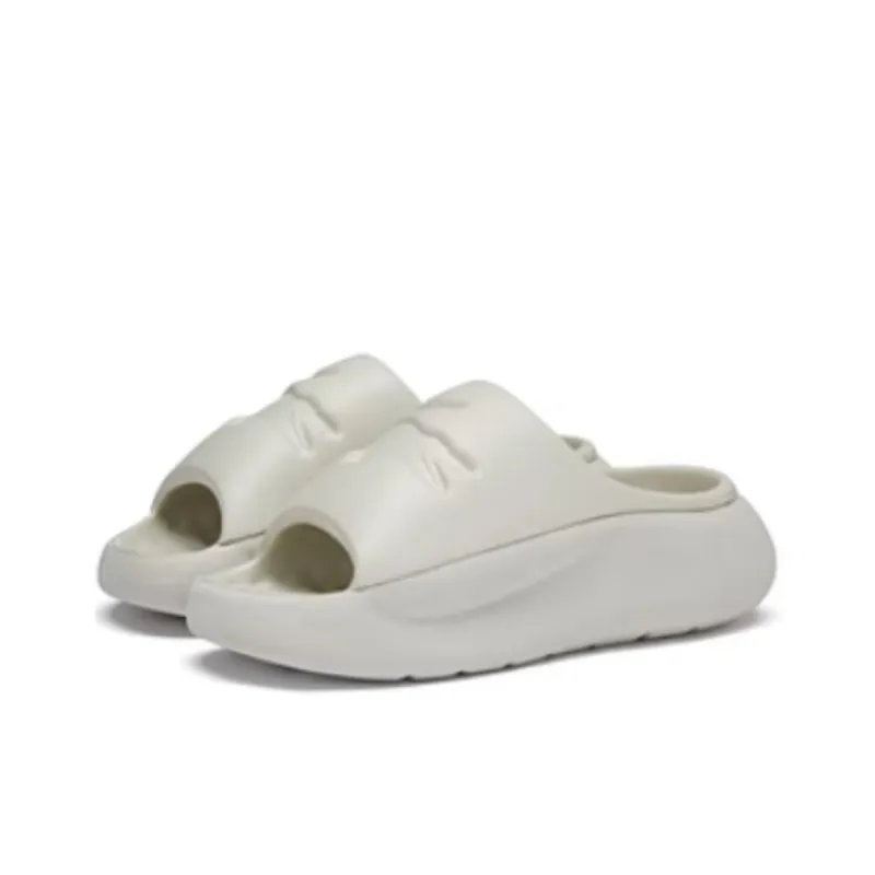 LACOSTE Slide Slippers Women's Ecru-4
