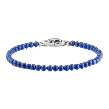 David Yurman Sterling Silver Spiritual Beads Bracelet 4mm