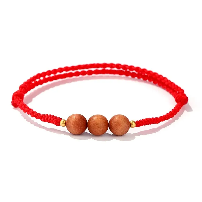 Xiang Yin Peachwood Wooden Bracelets Unisex-8