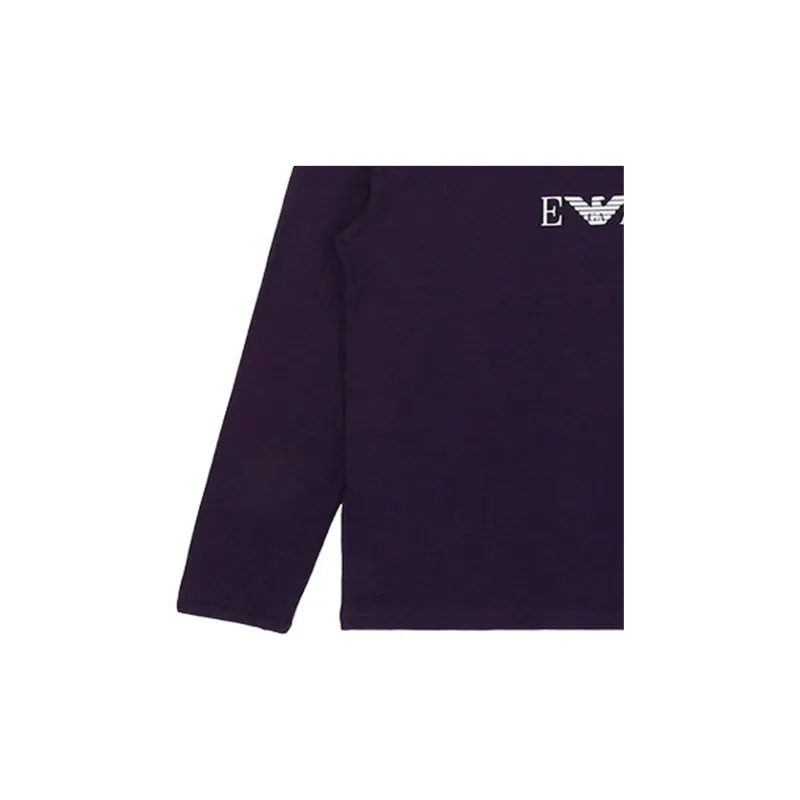 EMPORIO ARMANI T Shirts Men Purple-4