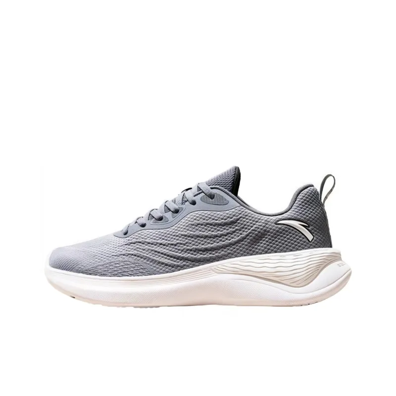 Anta Cushioning, Wear Resistant Low Top Training Shoes Men's Wood Ash Gray-0