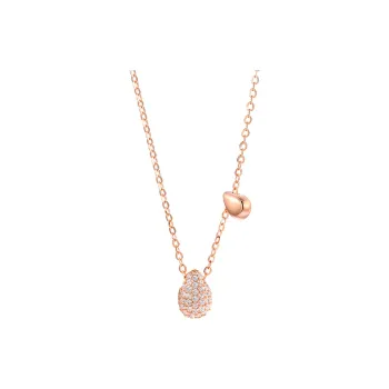 Heart Grass S925 Silver Necklaces Women's