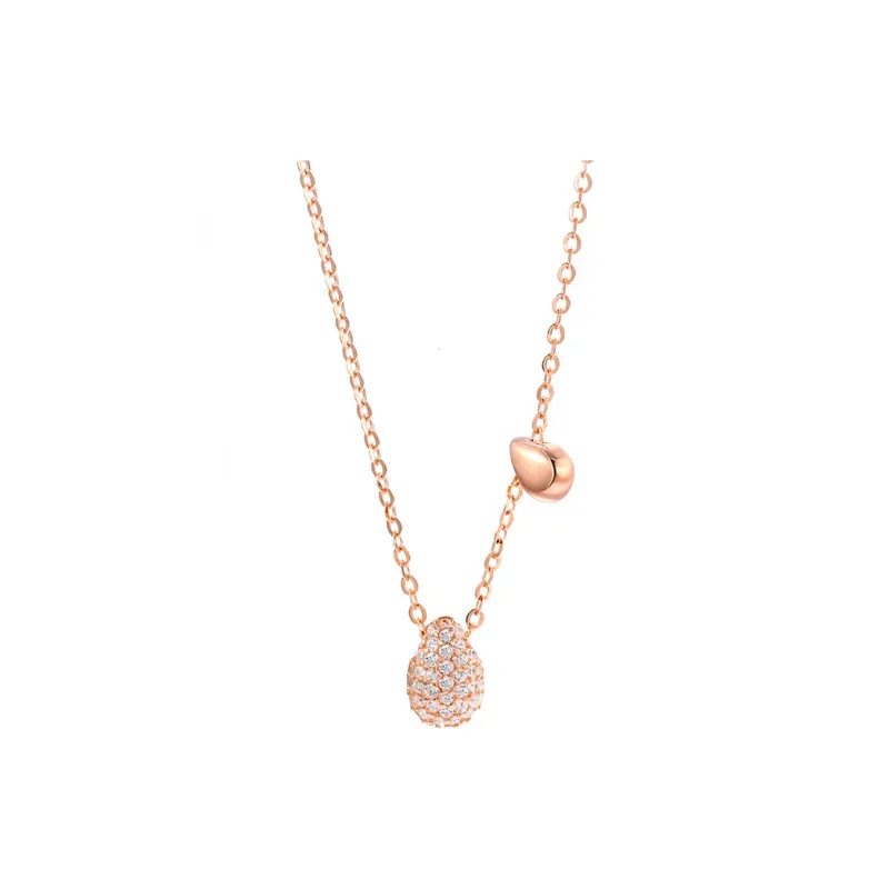 Heart Grass S925 Silver Necklaces Women's-0