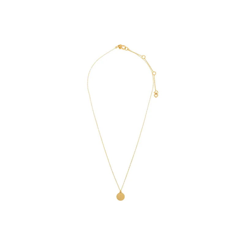 Kate Spade R Mini Pendant Necklace-1