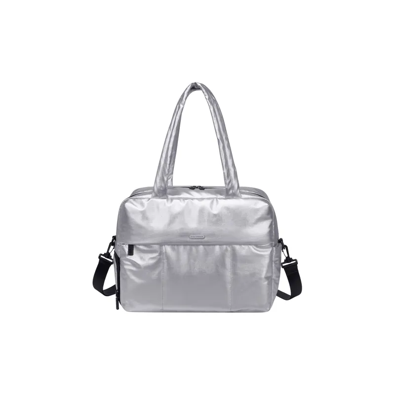 GOLF Fabric Travel Bag 19.8L Women's Dazzling Pink/Arctic Silver-6