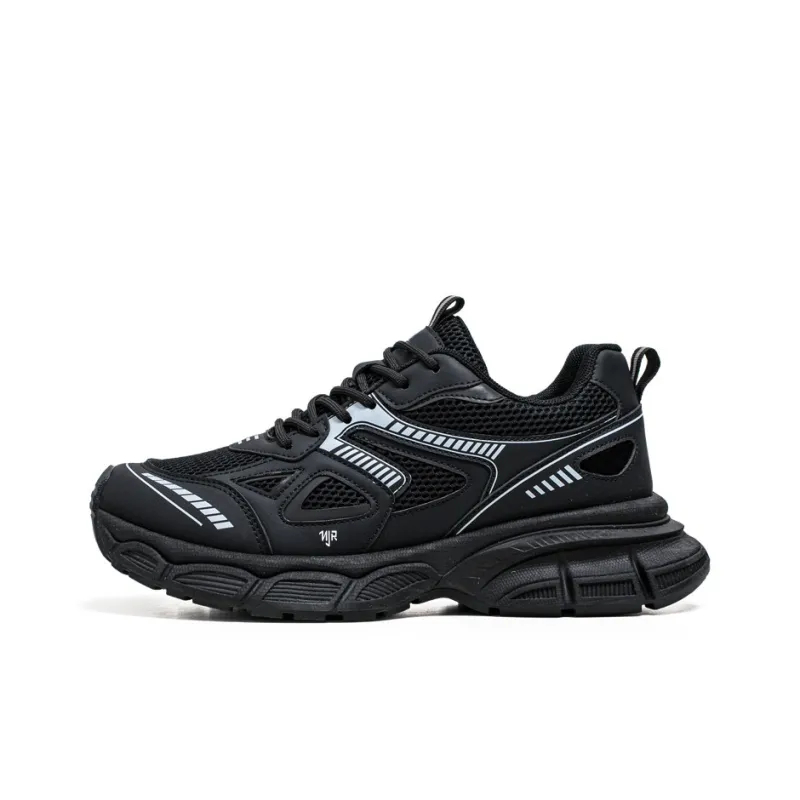 NANJIREN Wear resistant Lightweight Breathable And Non slip. Low Top Chunky Sneakers Men's-4