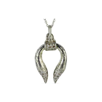 Parts Of Four 10K White Gold Hathor Diamond Necklace