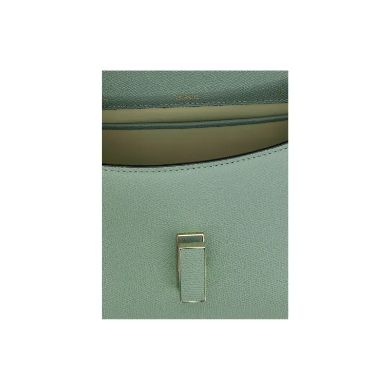 Valextra Calfskin Shoulder Bag, Crossbody Bag, Handbag Small Size Women's Green-2