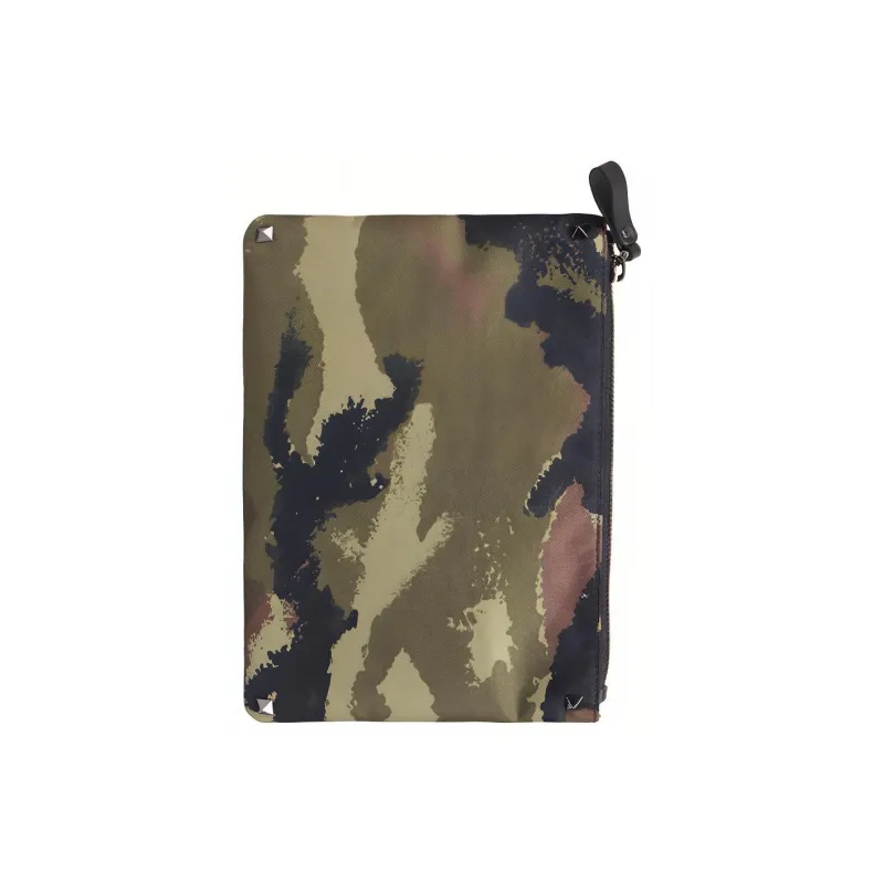 Valentino Nylon Clutch Unisex Camouflage-3