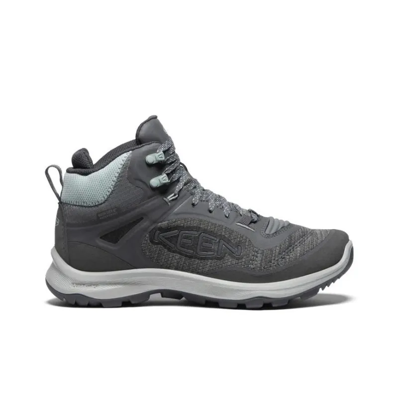 KEEN Terradora Fle Wear-Resistant Mid-Top Hiking Shoes Women's Gray-1