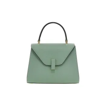 Valextra Calfskin Shoulder Bag, Crossbody Bag, Handbag Small Size Women's Green