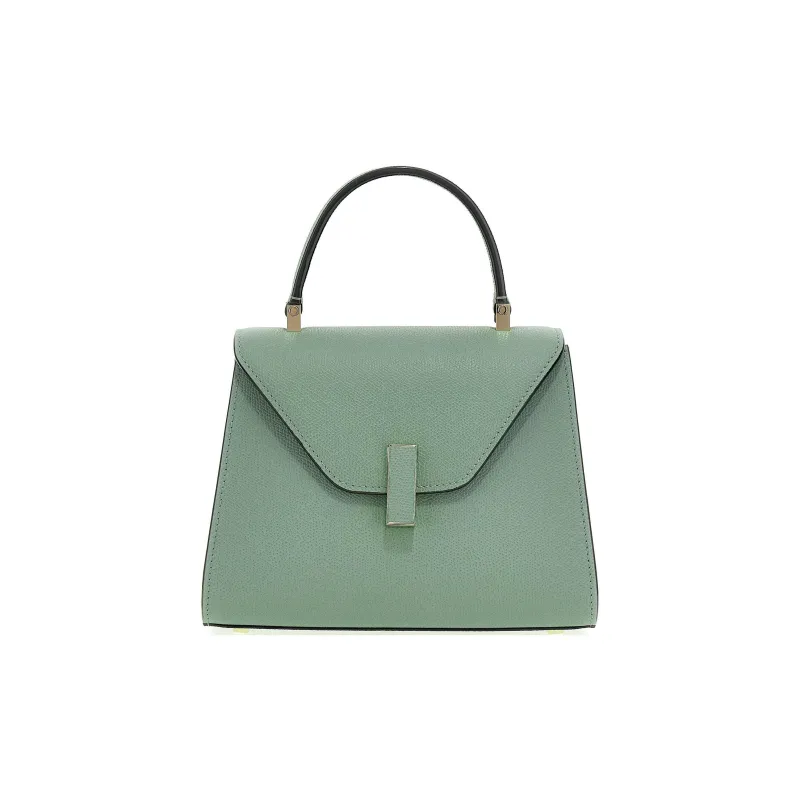 Valextra Calfskin Shoulder Bag, Crossbody Bag, Handbag Small Size Women's Green-0