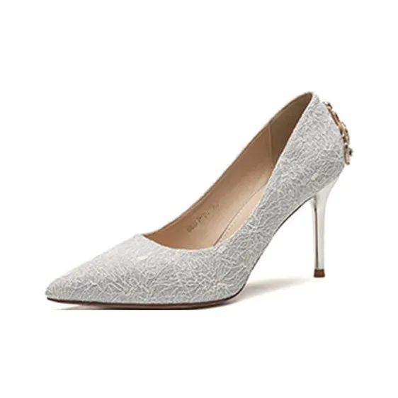 Than Than Me Slim Heel High Heels Women's-5