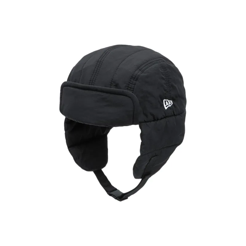 New Era Nylon Trapper Hats Unisex Black-4
