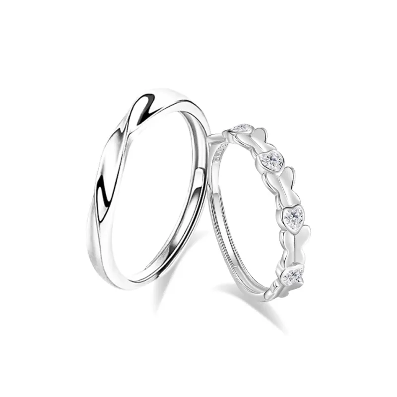VEZA Sterling Silver Rings Unisex-6